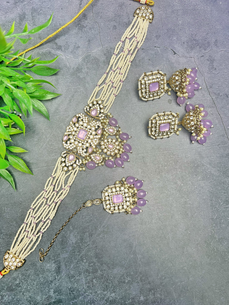 Stone Collar Set - 4 Colours