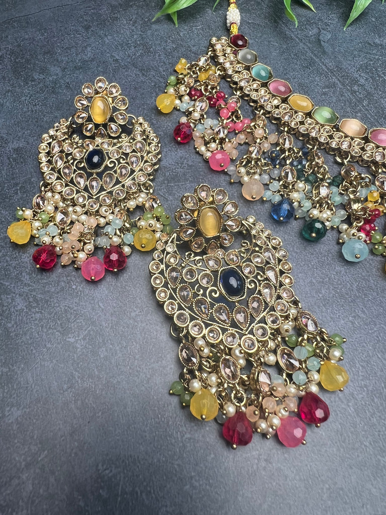 Multi Colour Bridal Set