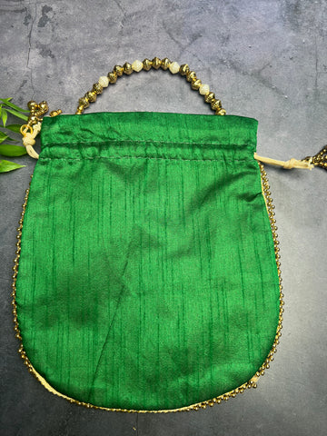Image of Green Potli Bag