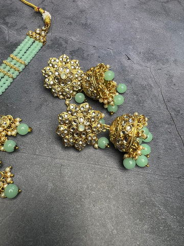 Image of Mint Choker Set