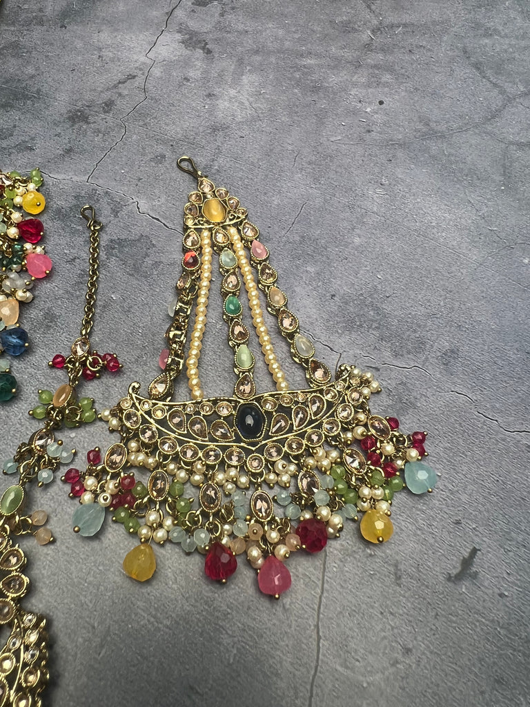 Multi Colour Bridal Set