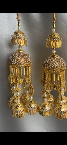 Image of Gold-toned Leaf Kaleeray