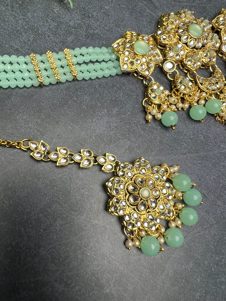 Mint Choker Set