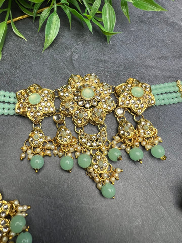 Image of Mint Choker Set
