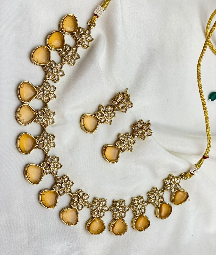 Fire Polki Choker Set