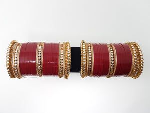 Maroon Bridal Chura
