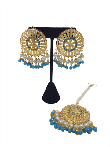 Image of Blue Jadau Set