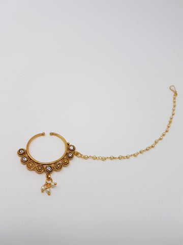 Image of Polki Nath with Pearl Chain