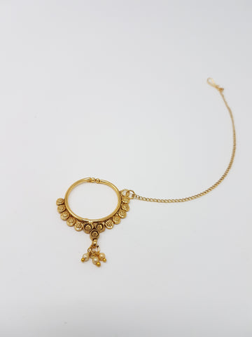 Image of Polki Stone Clip-on Nath