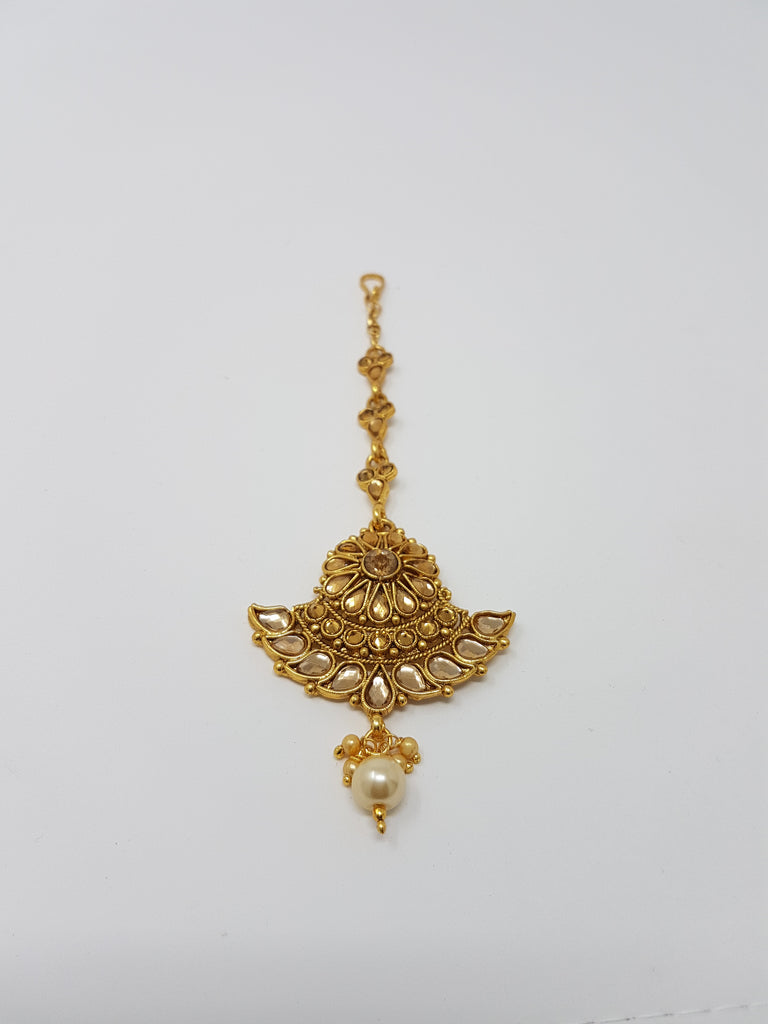 Gold Kundan Tikka