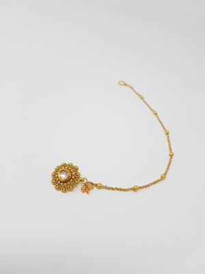 Flower Kundan Stone Nath