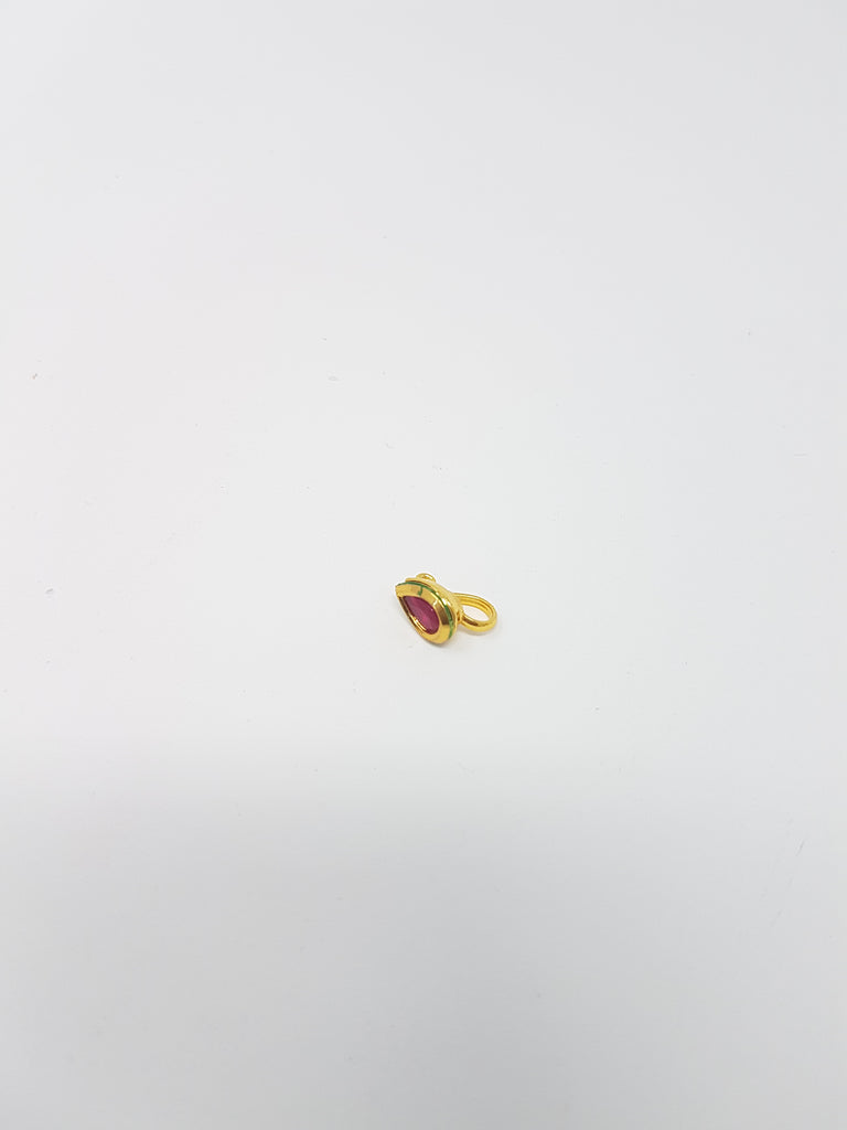 Small Raindrop Clip On Nose Rings