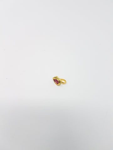 Image of Small Raindrop Clip On Nose Rings