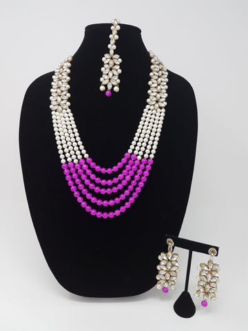 Image of Fuchsia Moti Set