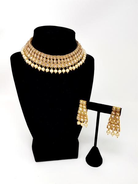 Polki Moti Choker Set