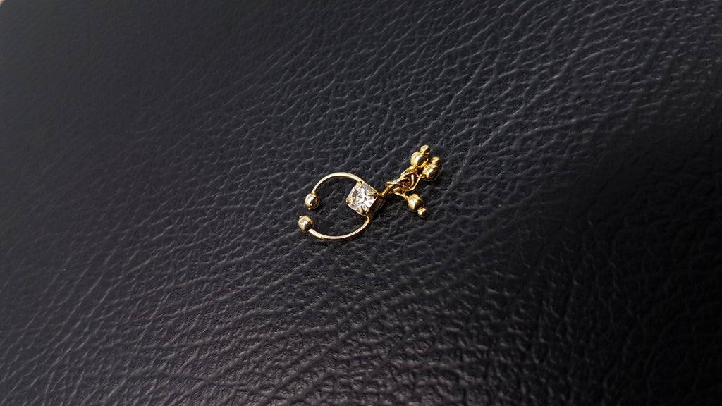 Dangle Clip on Nose ring