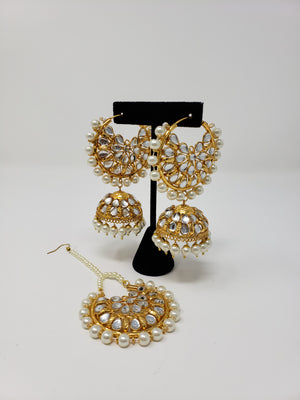 Kundan Valiyaan Jhumke Set