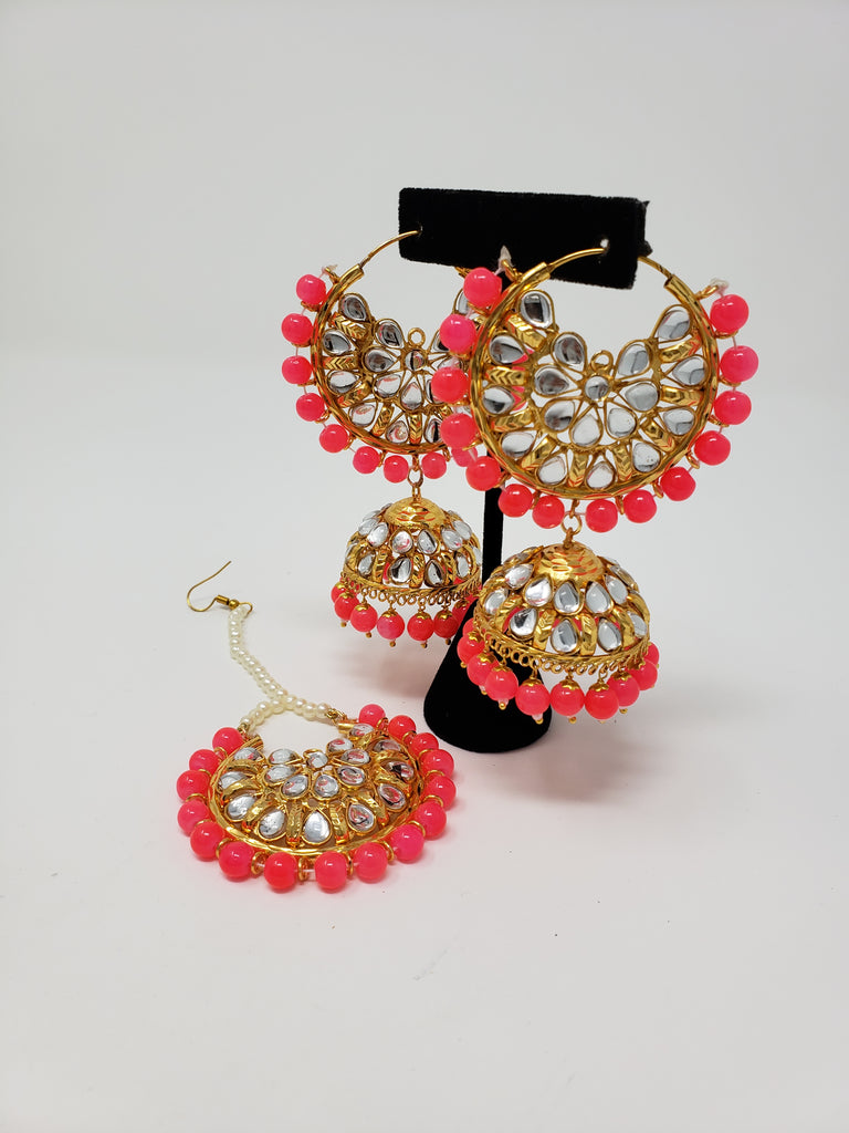 Kundan Valiyaan Jhumke Set