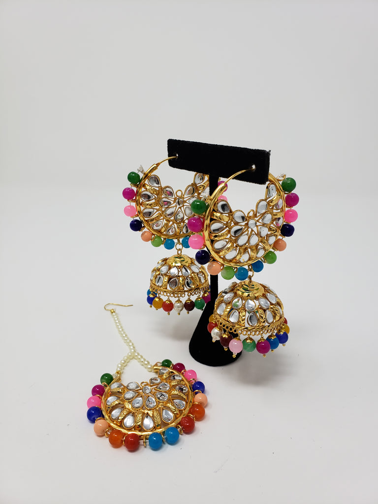 Kundan Valiyaan Jhumke Set
