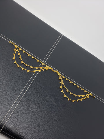 Image of Gold Toned Leaf Saharas