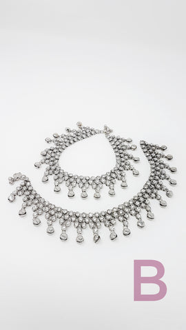 Image of Silver Ghungroo Anklets