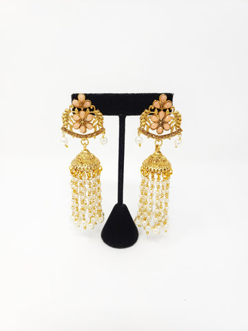 Image of Floral Chandelier Earrings