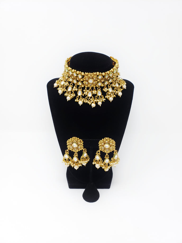 Kundan Dangle Choker Set