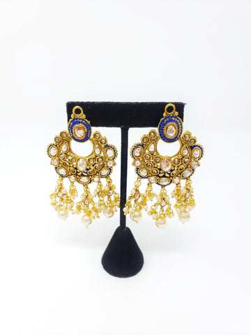 Image of Chandbali Dangle Earrings