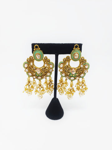 Image of Chandbali Dangle Earrings
