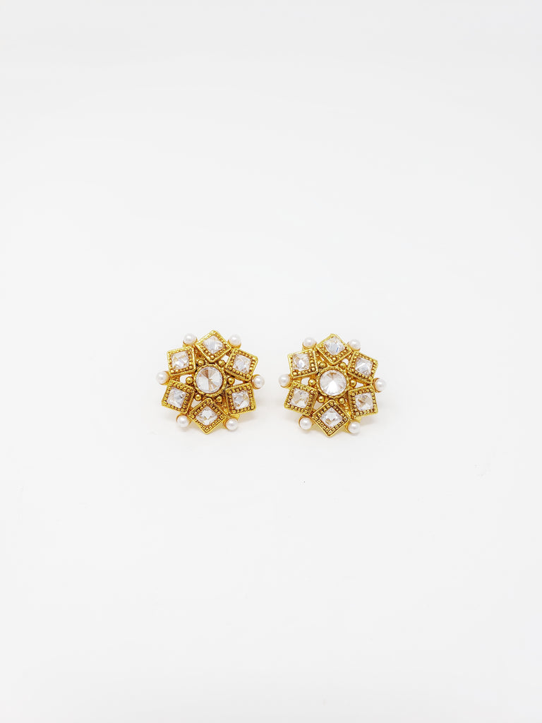 Small Polki Studs