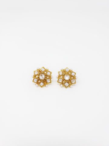 Image of Small Polki Studs