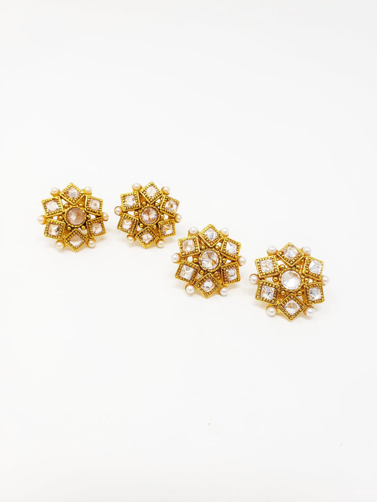 Small Polki Studs
