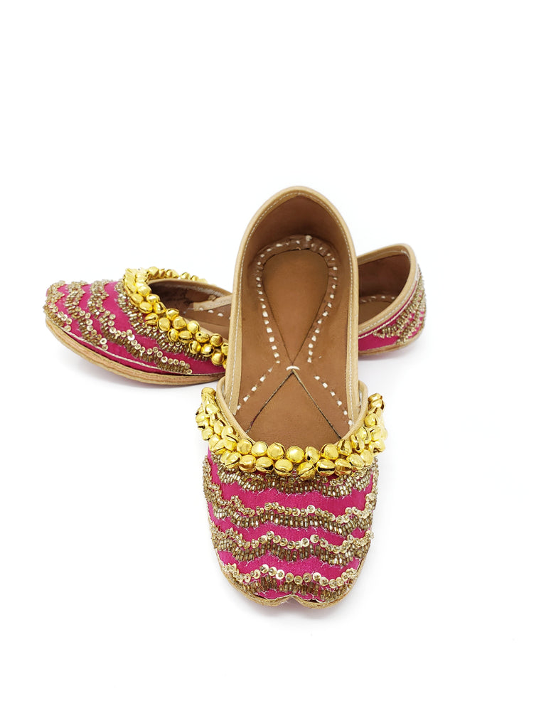 Pink Ghungroo Jutti