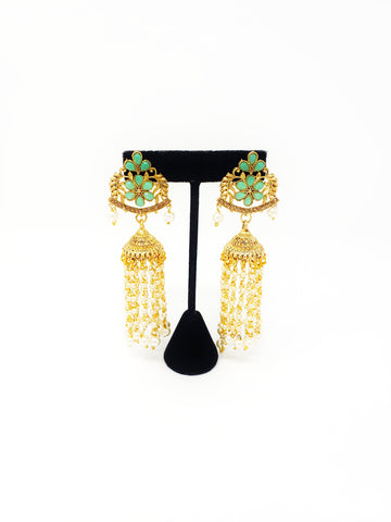 Image of Floral Chandelier Earrings