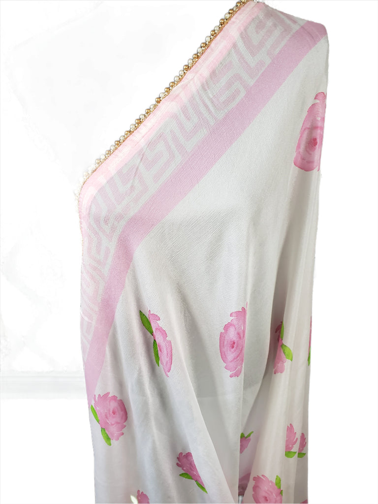 Pink Peony Dupatta