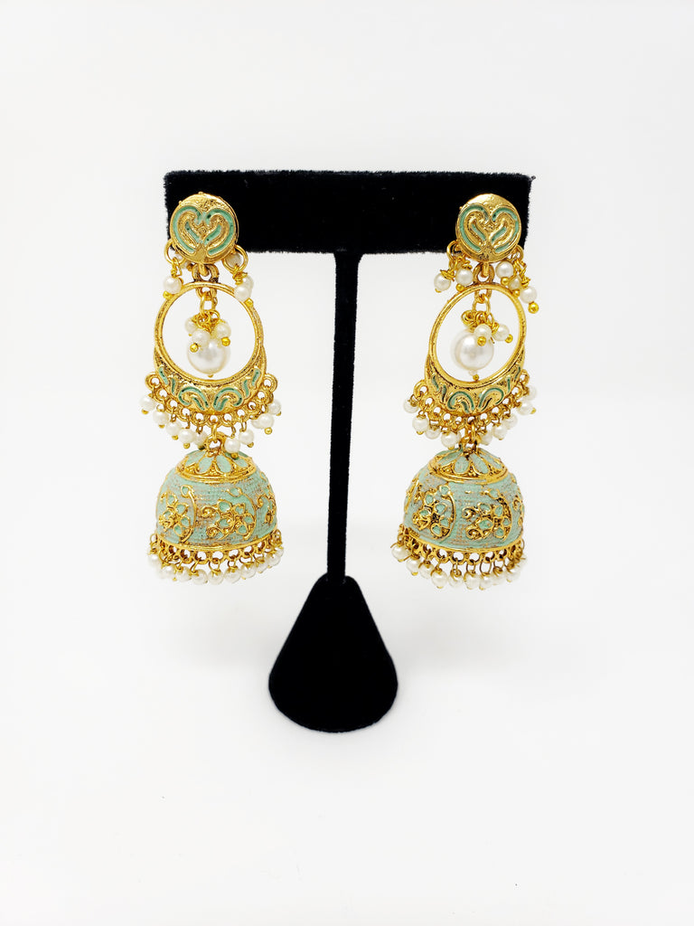 Mint Jhumkis