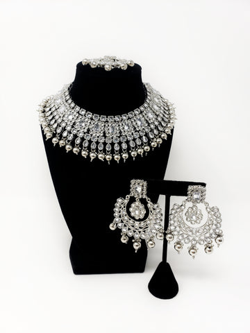 Image of Silver Choker Set