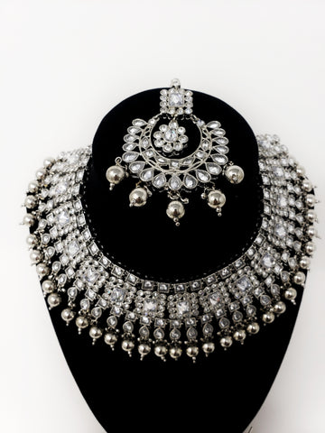 Image of Silver Choker Set