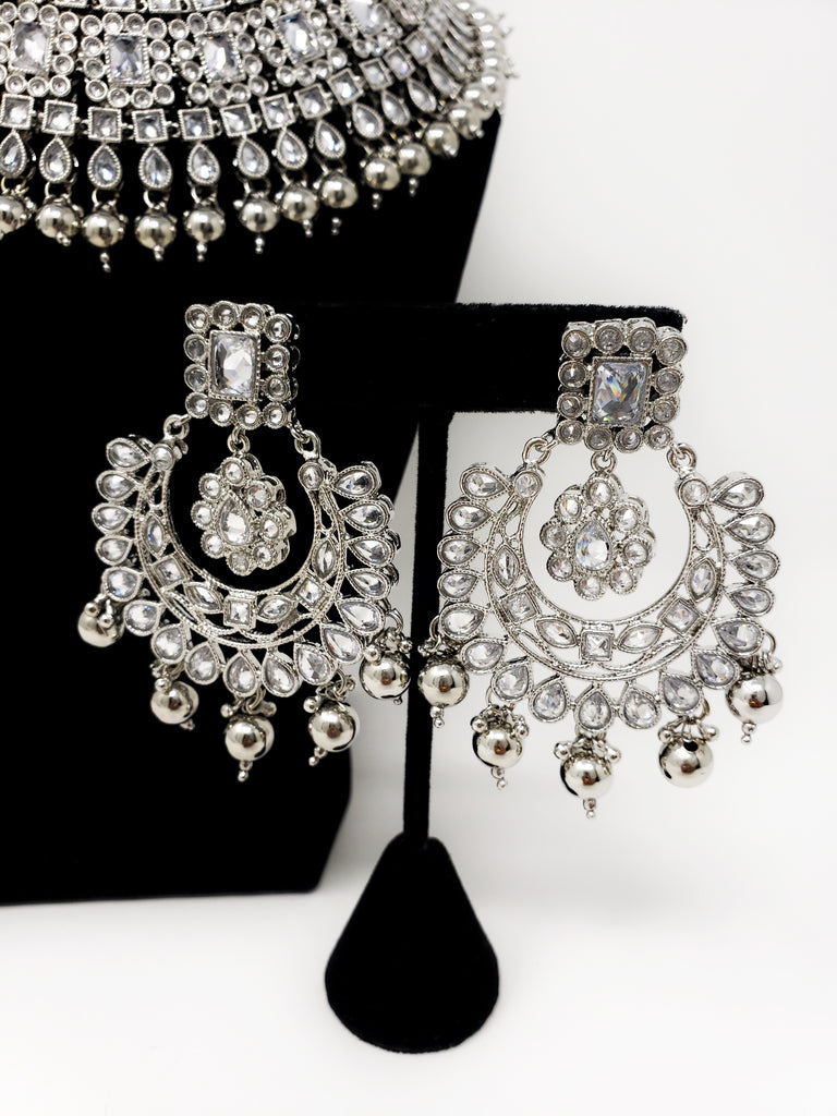 Silver Choker Set