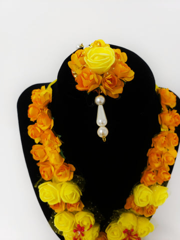 Image of Yellow Rose Jewelry Set