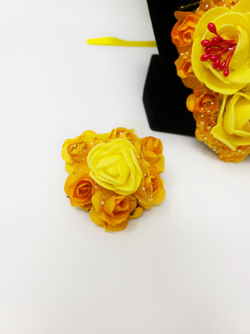 Image of Yellow Rose Jewelry Set