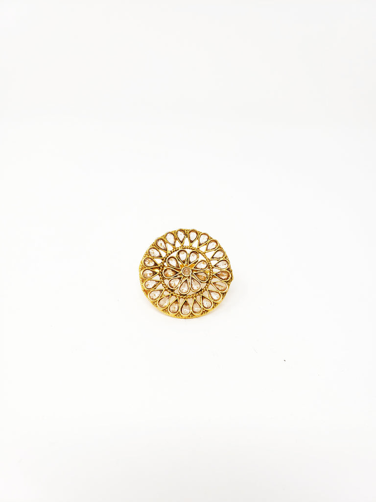Round Polki Ring