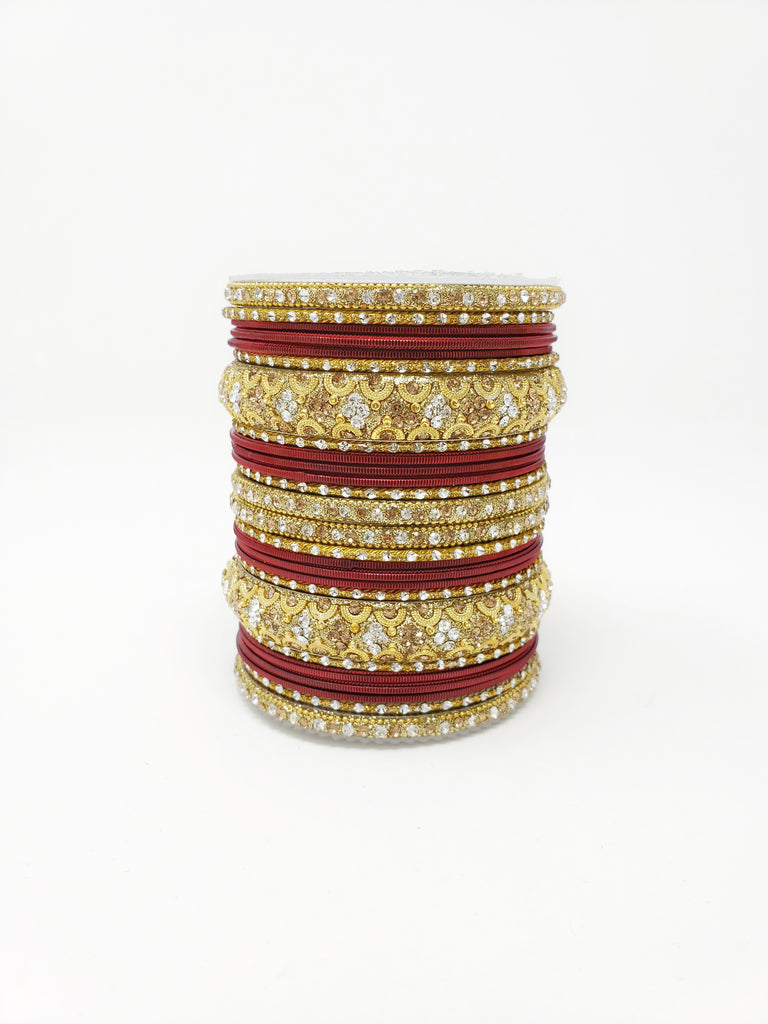 2.12 Sized Intricate Bangles