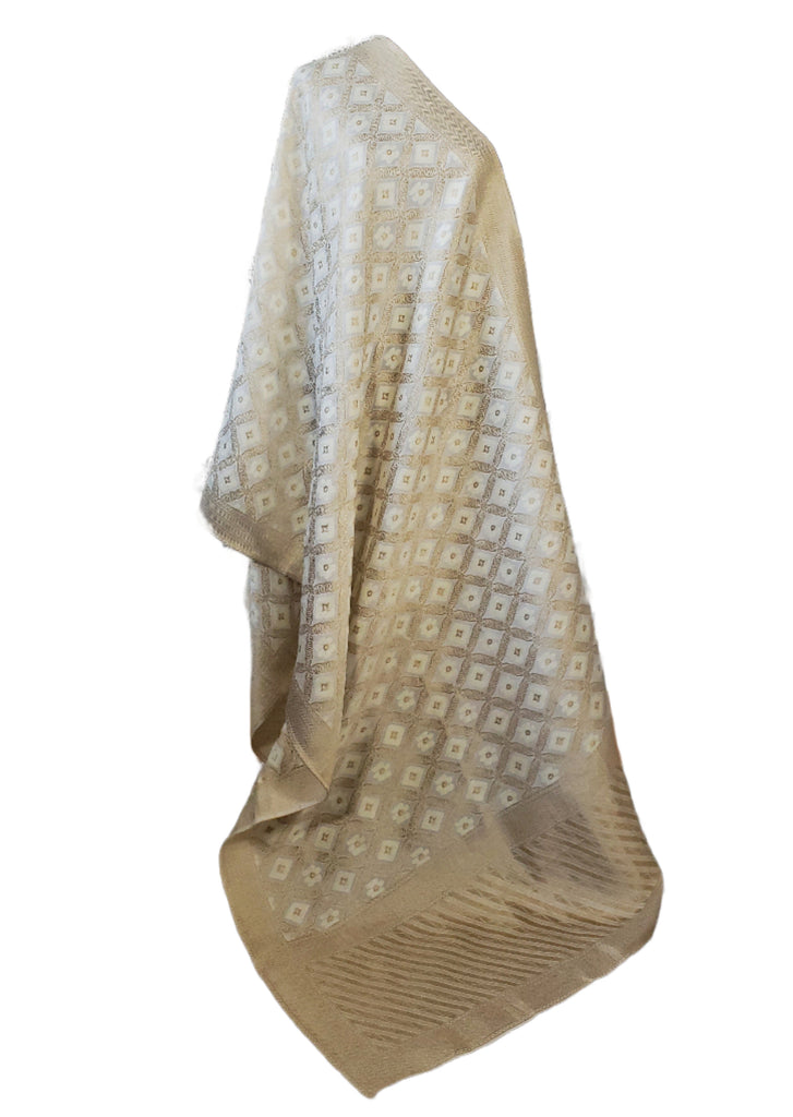 Off-White Banarsi Dupatta