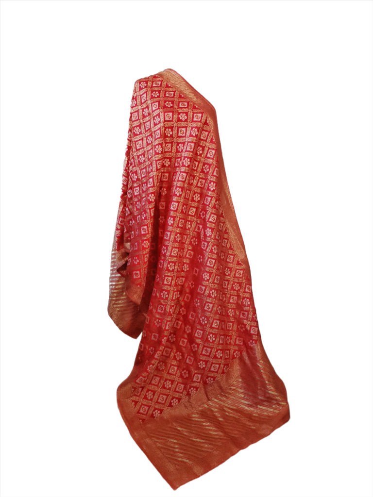 Red Shagan Banarsi Dupatta