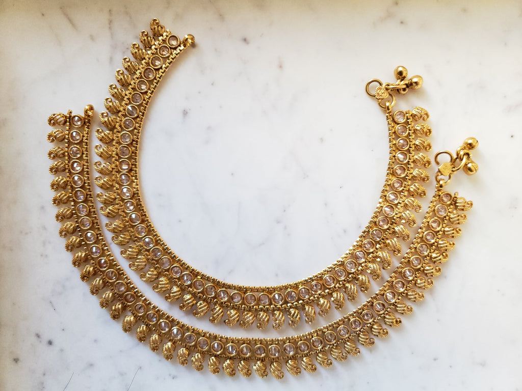 Polki Anklets / Jhanjraan