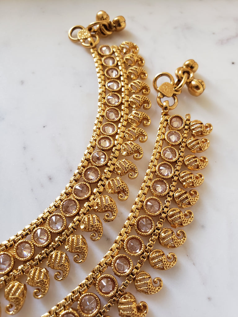 Polki Anklets / Jhanjraan