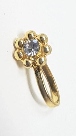 Flower Clip on Nose Ring