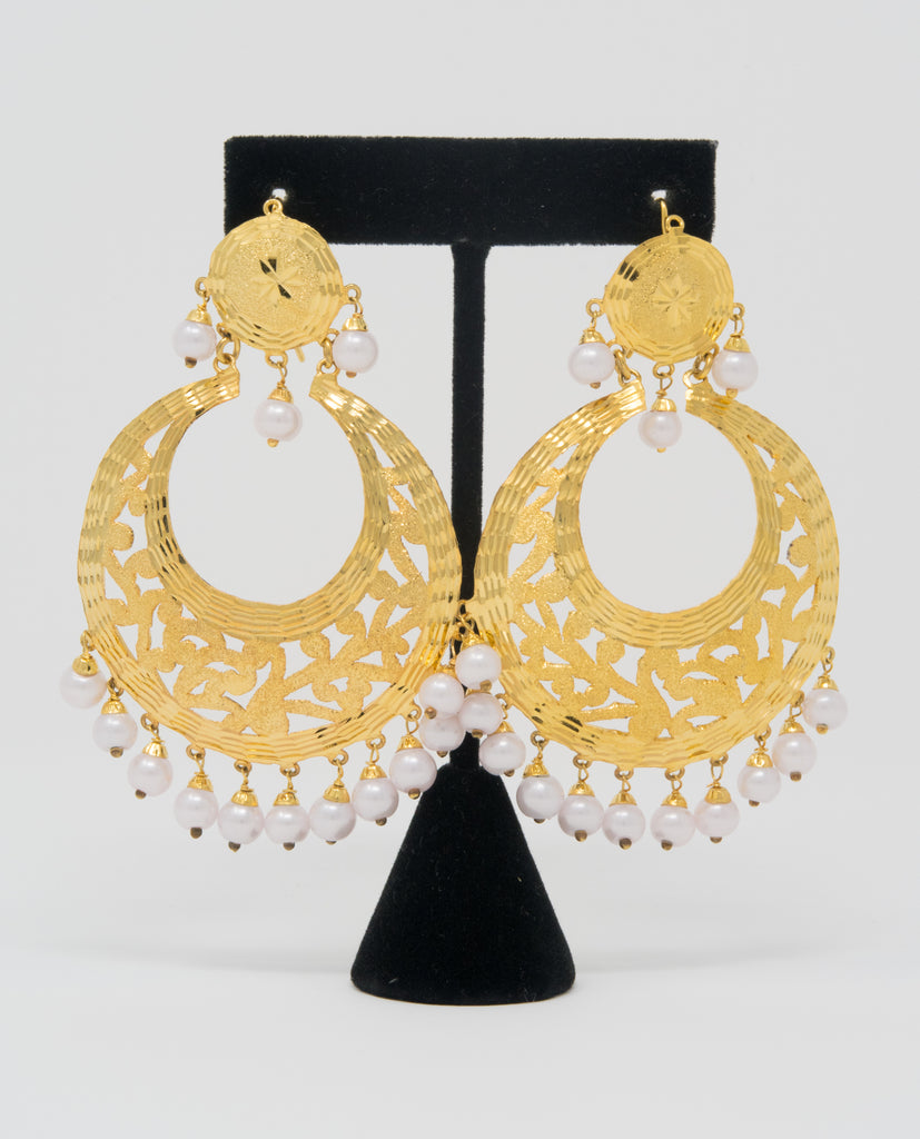 Gold & White Jadau Set
