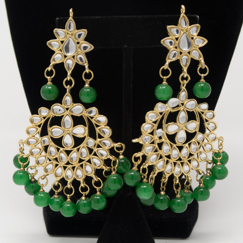 Image of Green Kundan Choker Set